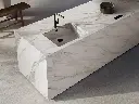Calacatta Borghini Classic surface — Guava Quartz + Stone | Adam Stonetech (view 2)