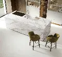 Calacatta Borghini Classic surface — Guava Quartz + Stone | Adam Stonetech (view 3)