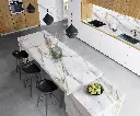Calacatta Macchia Vecchia surface — Guava Quartz + Stone | Adam Stonetech (view 2)