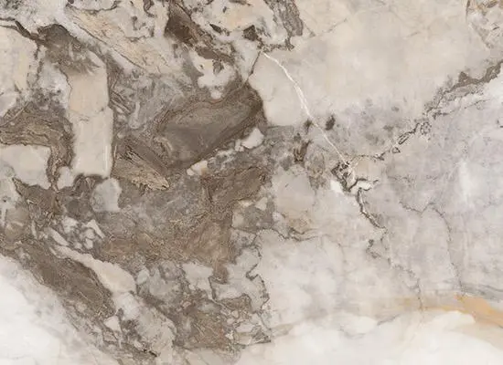 Breccia Aurora surface — Guava Quartz + Stone | Adam Stonetech (view 2)