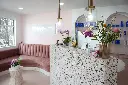 Cleo surface — Guava Quartz + Stone | Adam Stonetech