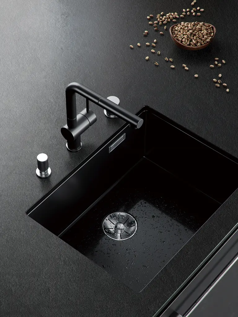 Absolute Black surface — Guava Quartz + Stone | Adam Stonetech (view 2)