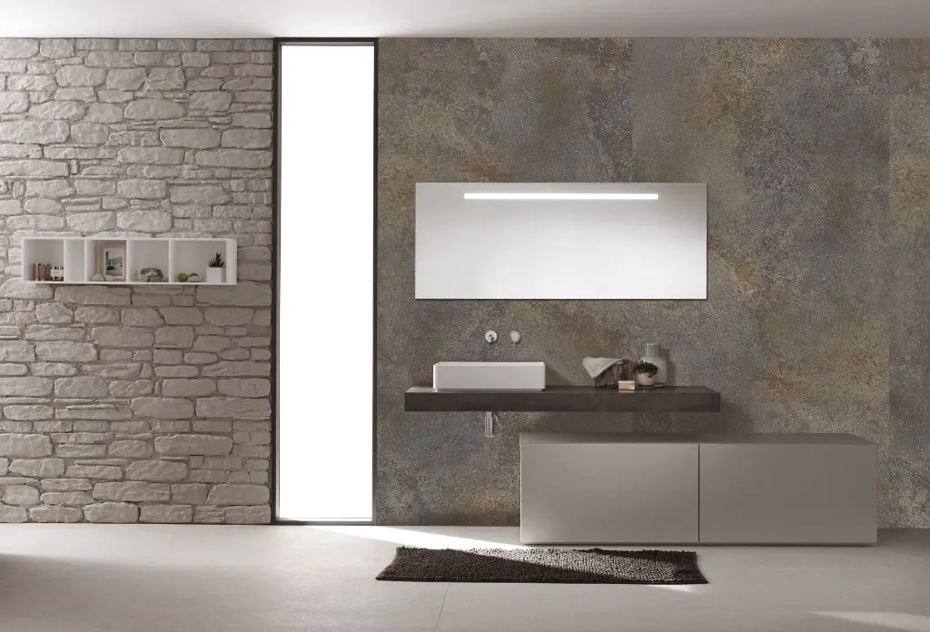 Brown Positano surface — Guava Quartz + Stone | Adam Stonetech (view 2)