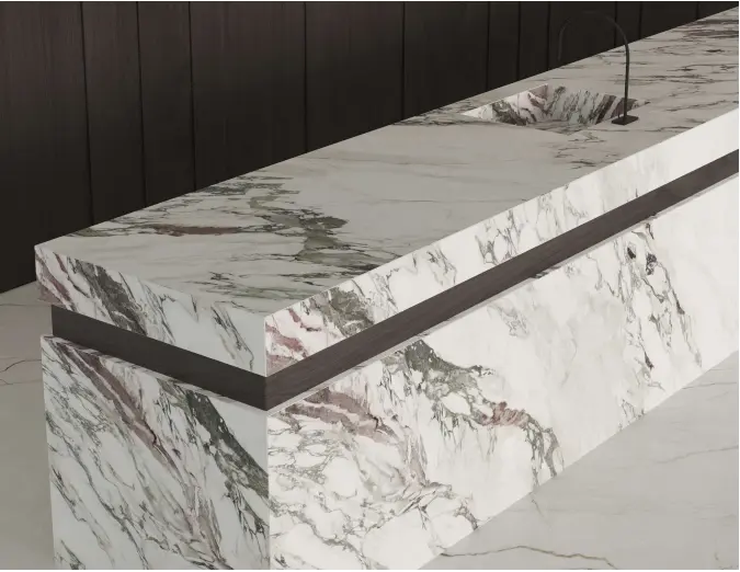 Careggi surface — Guava Quartz + Stone | Adam Stonetech (view 1)