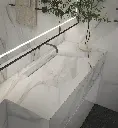 Calacatta Gold surface — Guava Quartz + Stone | Adam Stonetech (view 1)