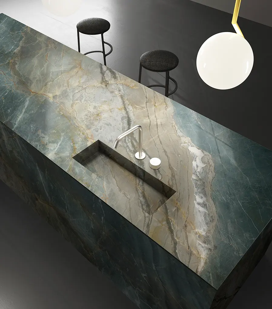 Maurya surface — Guava Quartz + Stone | Adam Stonetech (view 2)
