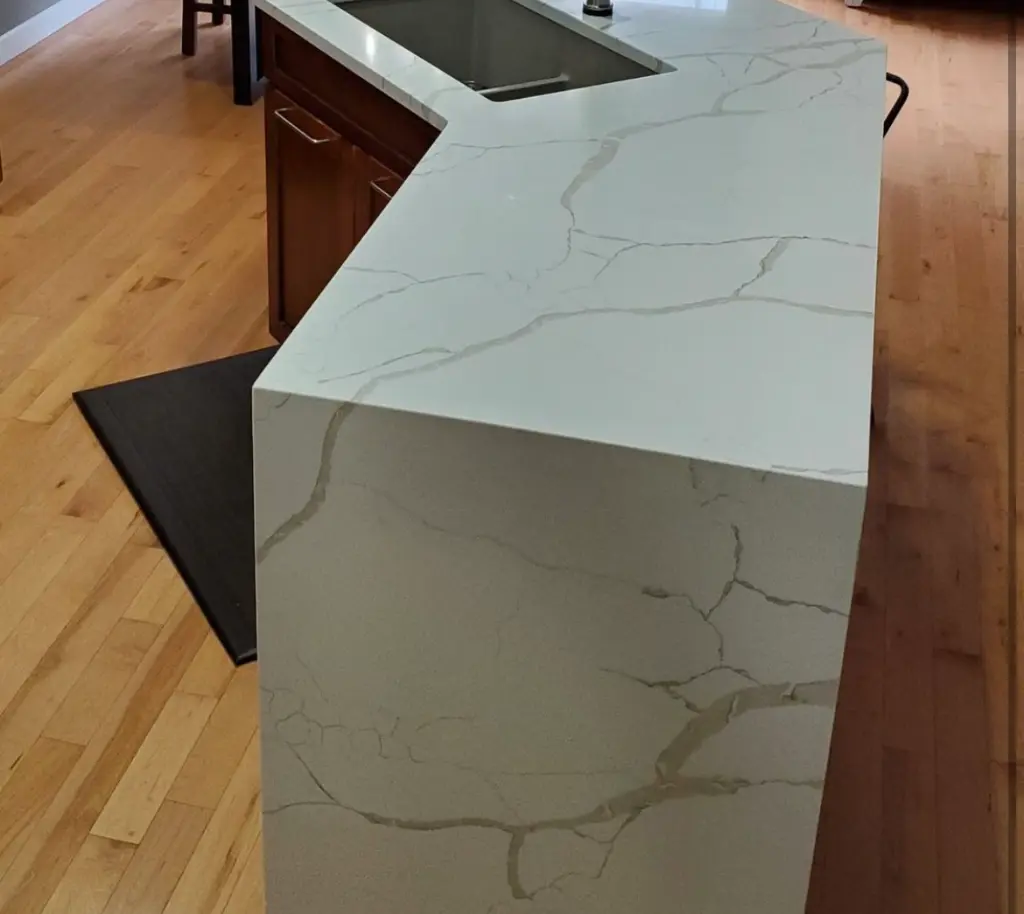 Sorrento surface — Guava Quartz + Stone | Adam Stonetech (view 1)