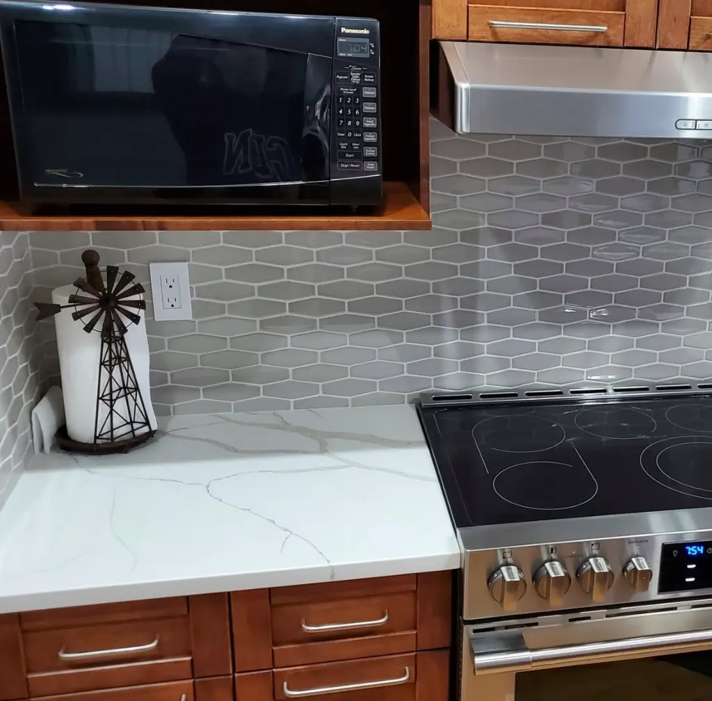 Sorrento surface — Guava Quartz + Stone | Adam Stonetech (view 2)